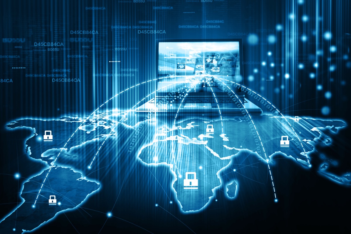 Digital illustration of Network technology Seventi.ec